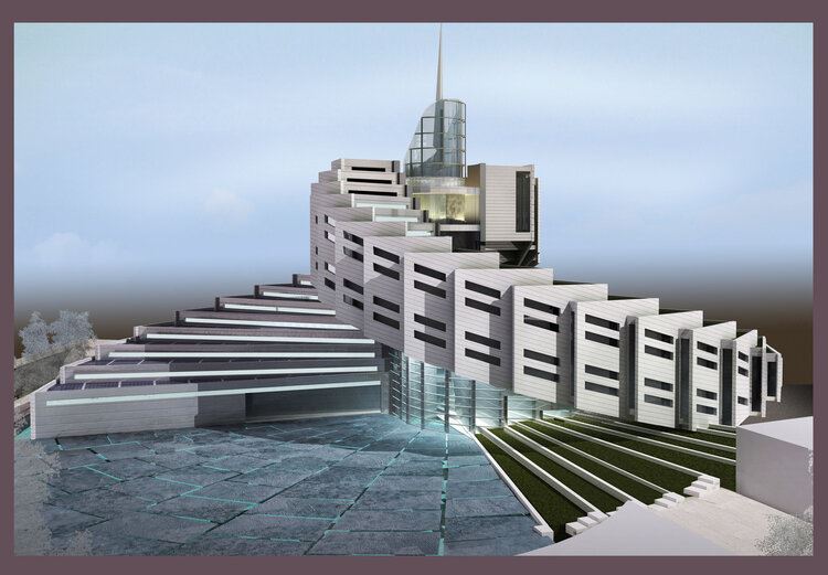 Architecture of fractal geometry
