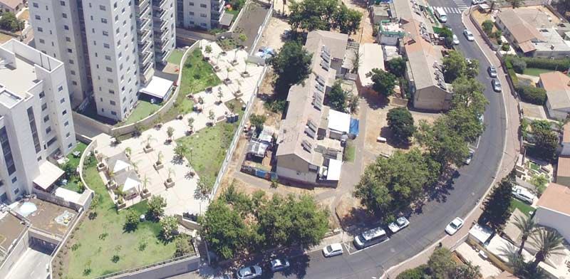 Construction evacuation in Kiryat Ono